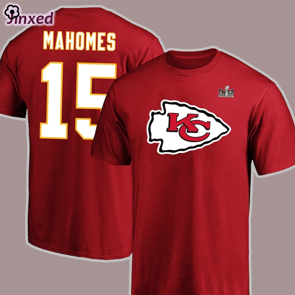 Patrick Mahomes Kansas City Chiefs Fanatics Branded Super Bowl Lviii Big And Tall Player Name And Number T-shirt 